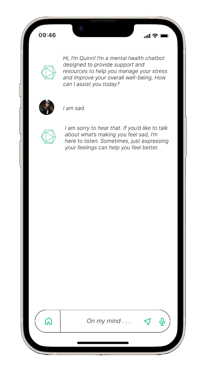 Quinn, AI therapist